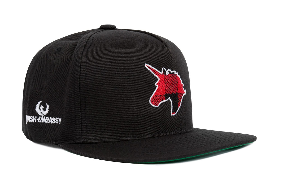 Plaid Unicorn (Baseball Cap)-Headwear-Swish Embassy