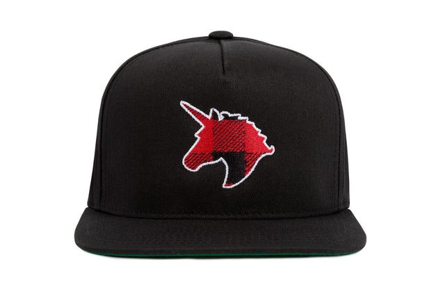 Plaid Unicorn (Baseball Cap)-Headwear-Swish Embassy