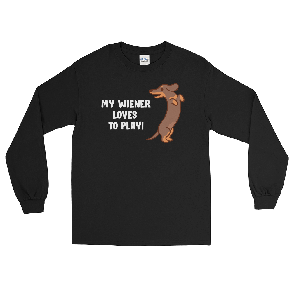 Playful Wiener (Long Sleeve)-Long Sleeve-Swish Embassy