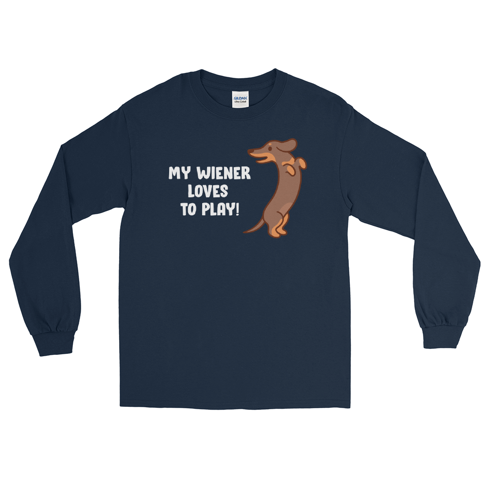 Playful Wiener (Long Sleeve)-Long Sleeve-Swish Embassy