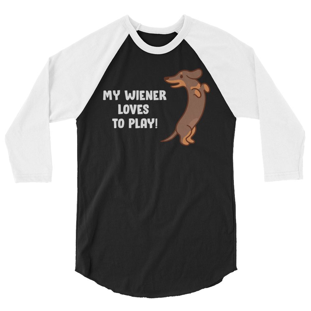 Playful Wiener (Raglan)-Raglan-Swish Embassy