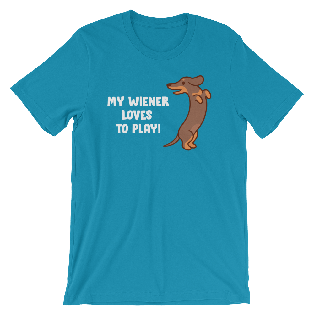 Playful Wiener-T-Shirts-Swish Embassy