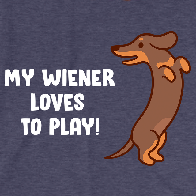 Playful Wiener-T-Shirts-Swish Embassy