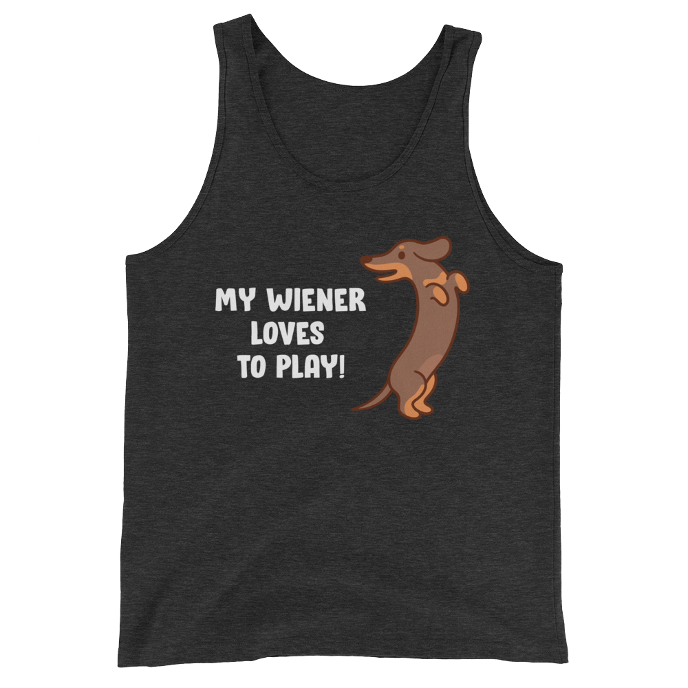 Playful Wiener (Tank Top)-Tank Top-Swish Embassy