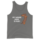 Playful Wiener (Tank Top)-Tank Top-Swish Embassy