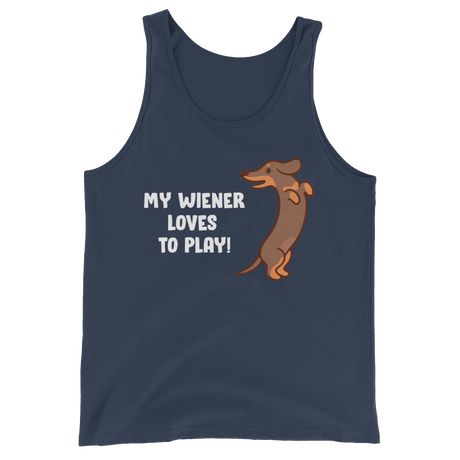 Playful Wiener (Tank Top)-Tank Top-Swish Embassy