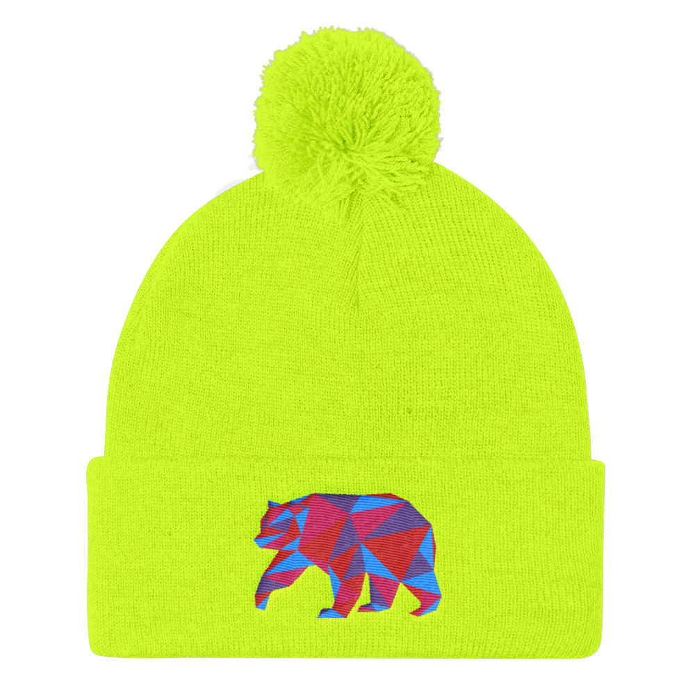 Polygon Bear (Beanie)-Beanie-Swish Embassy