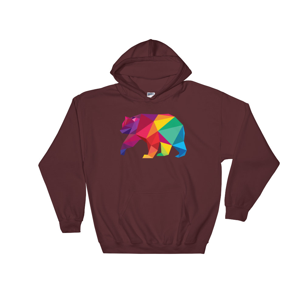 Polygon Bear (Hoodie)-Hoodie-Swish Embassy