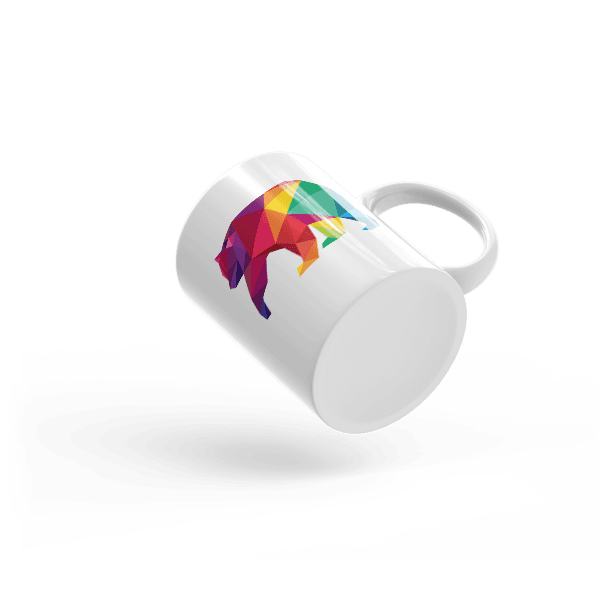 Polygon Bear Mug-Mugs-Swish Embassy