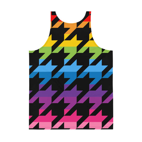 Pride Houndstooth (Allover Tank Top)-Allover Tank Top-Swish Embassy