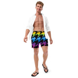 Pride Houndstooth (Swim Trunks)-Swish Embassy