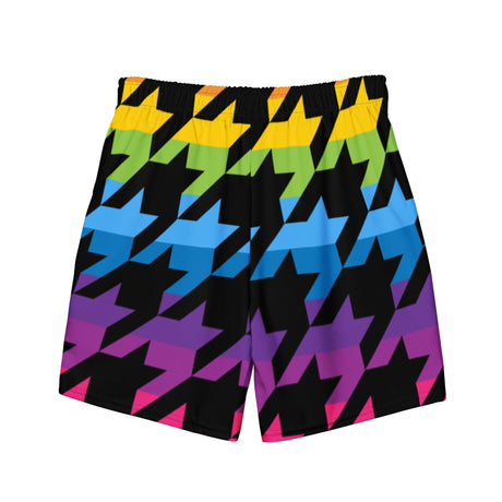 Pride Houndstooth (Swim Trunks)-Swish Embassy