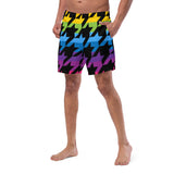 Pride Houndstooth (Swim Trunks)-Swim Trunks-Swish Embassy