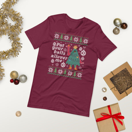 Put Your Balls (Ugly Christmas)-T-Shirts-Swish Embassy