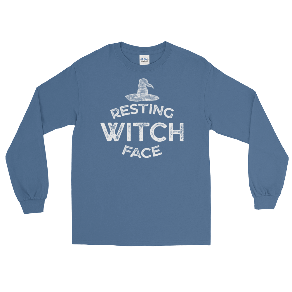 Resting Witch Face (Long Sleeve)-Long Sleeve-Swish Embassy