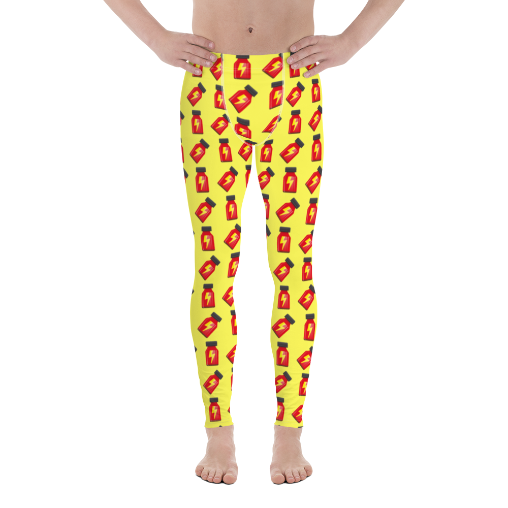 Rush Yellow and Red (Meggings)-Meggings-Swish Embassy