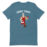 Saint Thicc-Christmas T-Shirts-Swish Embassy