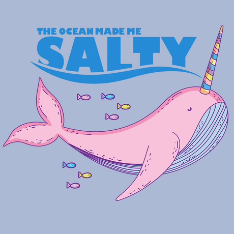 Salty Narwhal-T-Shirts-Swish Embassy