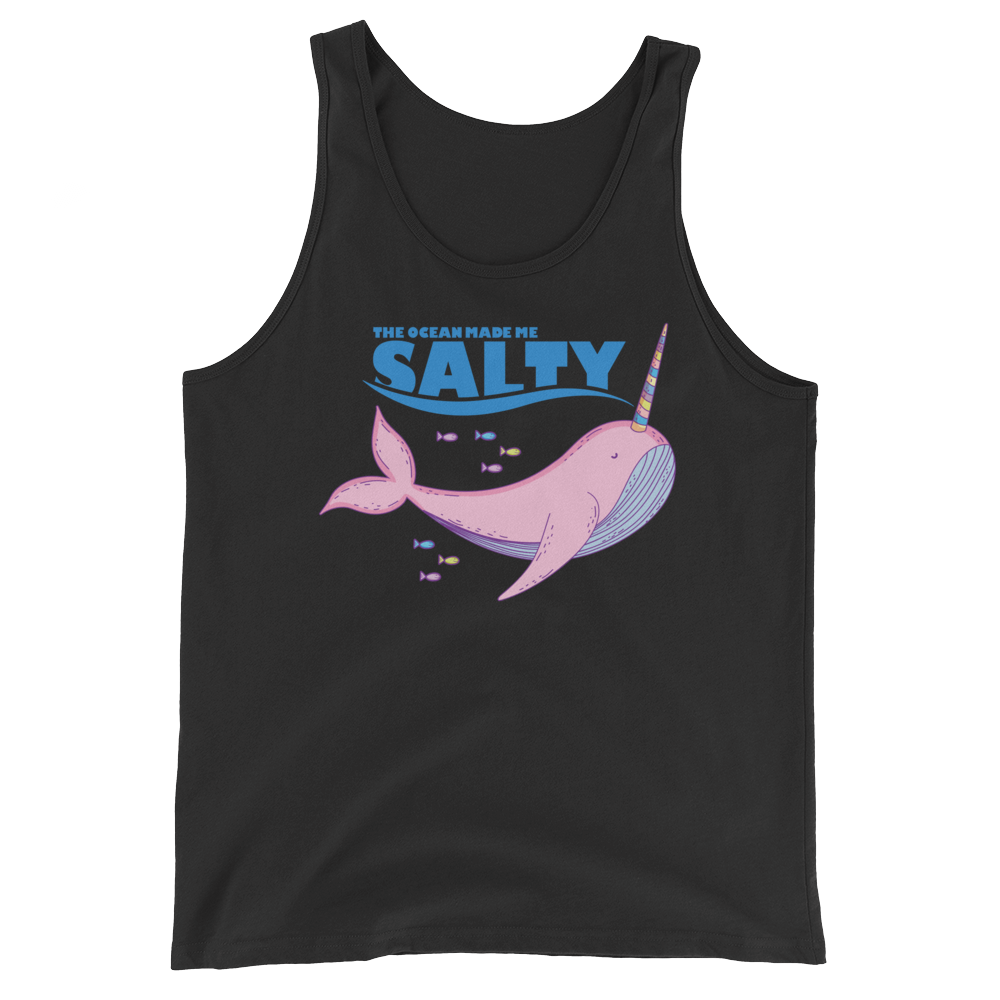 Salty Narwhal (Tank Top)-Tank Top-Swish Embassy