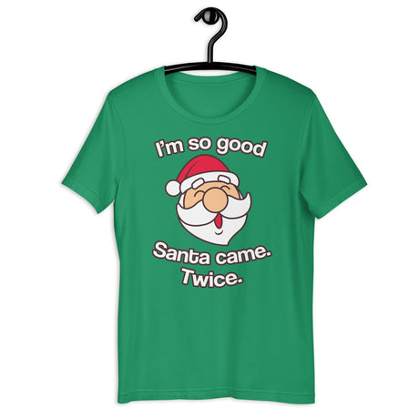 Santa Came Twice-Christmas T-Shirts-Swish Embassy