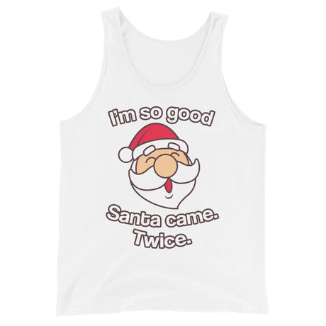 Santa Came Twice (Tank Top)-Christmas Tanks-Swish Embassy