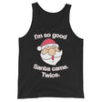 Santa Came Twice (Tank Top)-Christmas Tanks-Swish Embassy