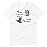 Santa in the Streets Krampus in the Sheets-Christmas T-Shirts-Swish Embassy