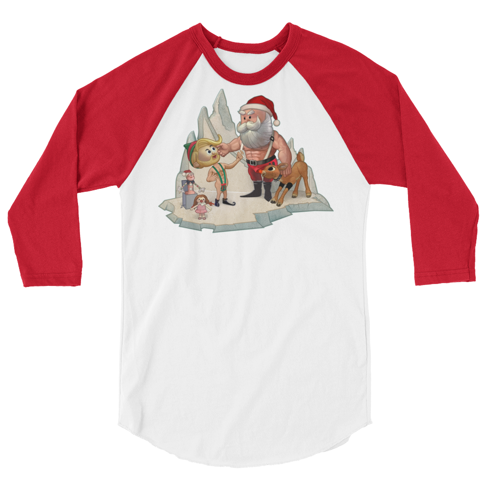 Santa's Little Helper (Raglan)-Raglan-Swish Embassy