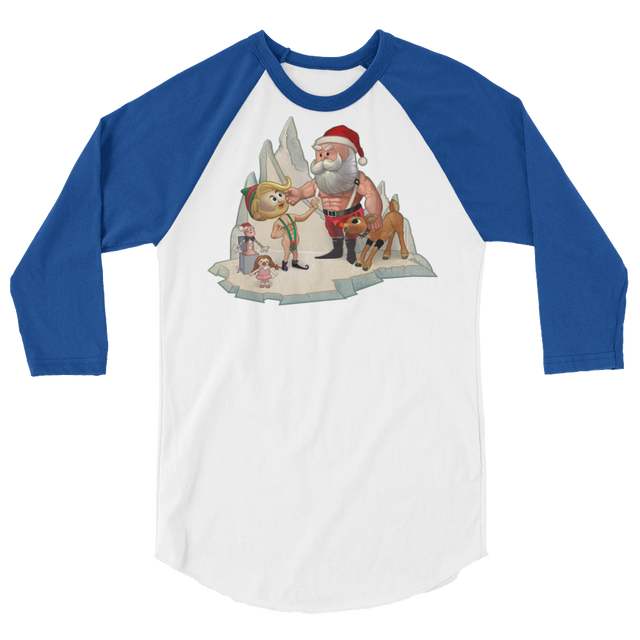 Santa's Little Helper (Raglan)-Raglan-Swish Embassy