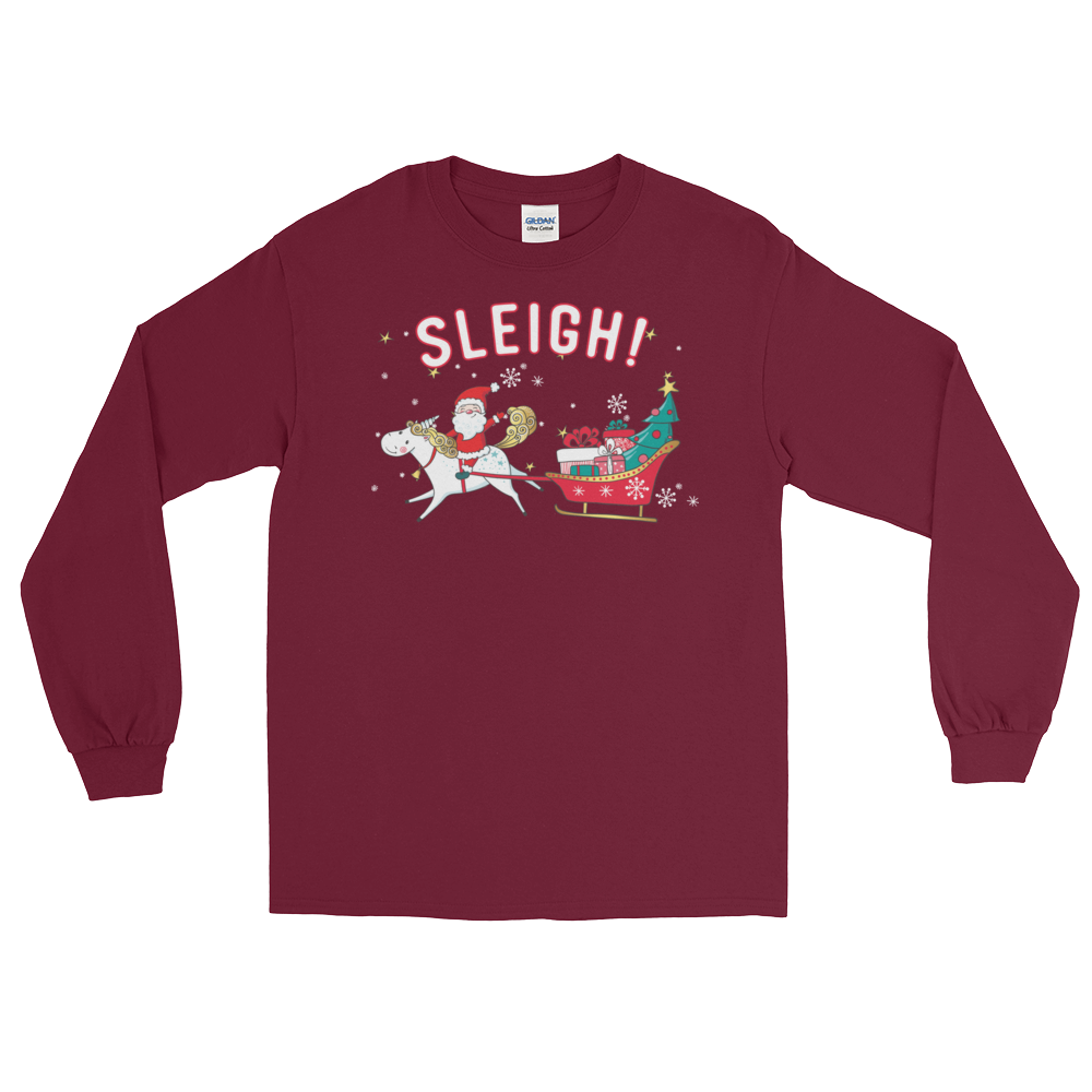 Sleigh! (Long Sleeve)-Long Sleeve-Swish Embassy