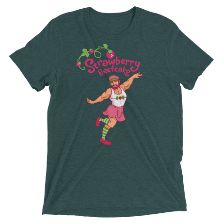 Strawberry Beefcake (Retail Triblend)-Triblend T-Shirt-Swish Embassy