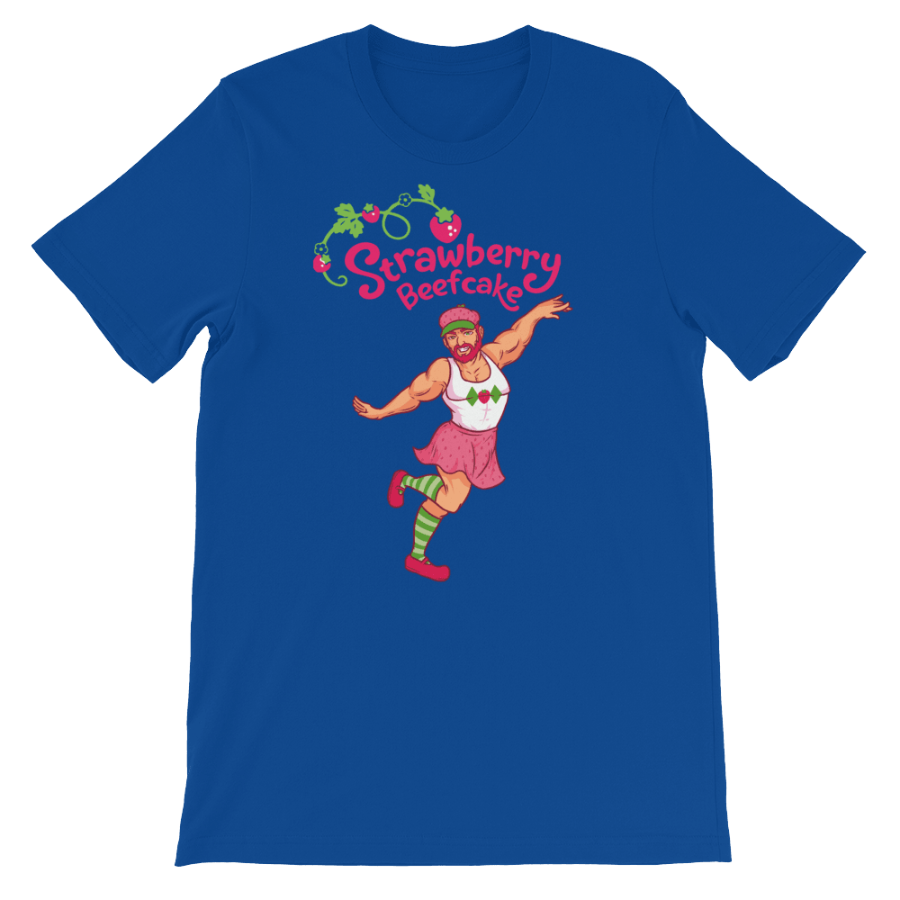 Strawberry Beefcake-T-Shirts-Swish Embassy