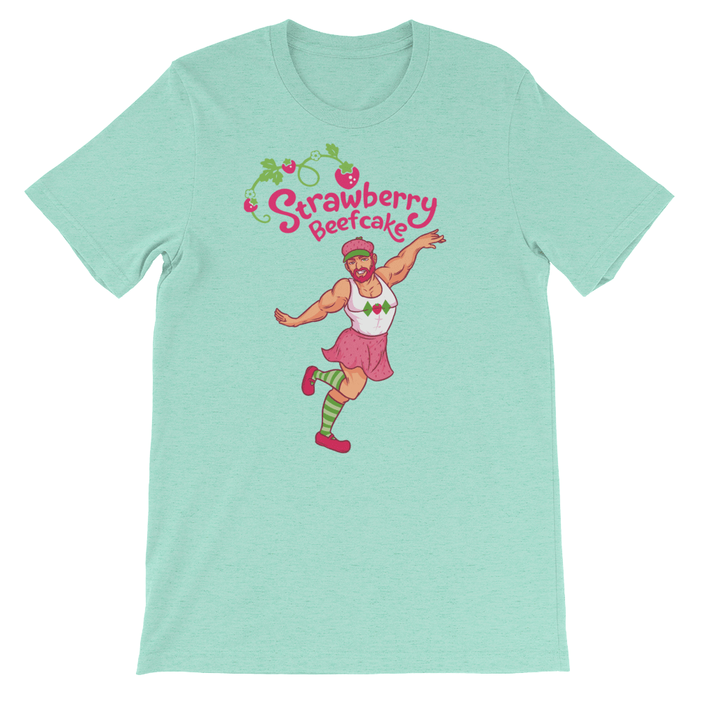 Strawberry Beefcake-T-Shirts-Swish Embassy