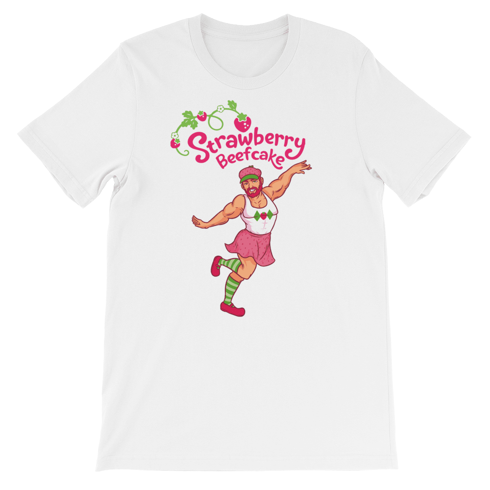 Strawberry Beefcake-T-Shirts-Swish Embassy