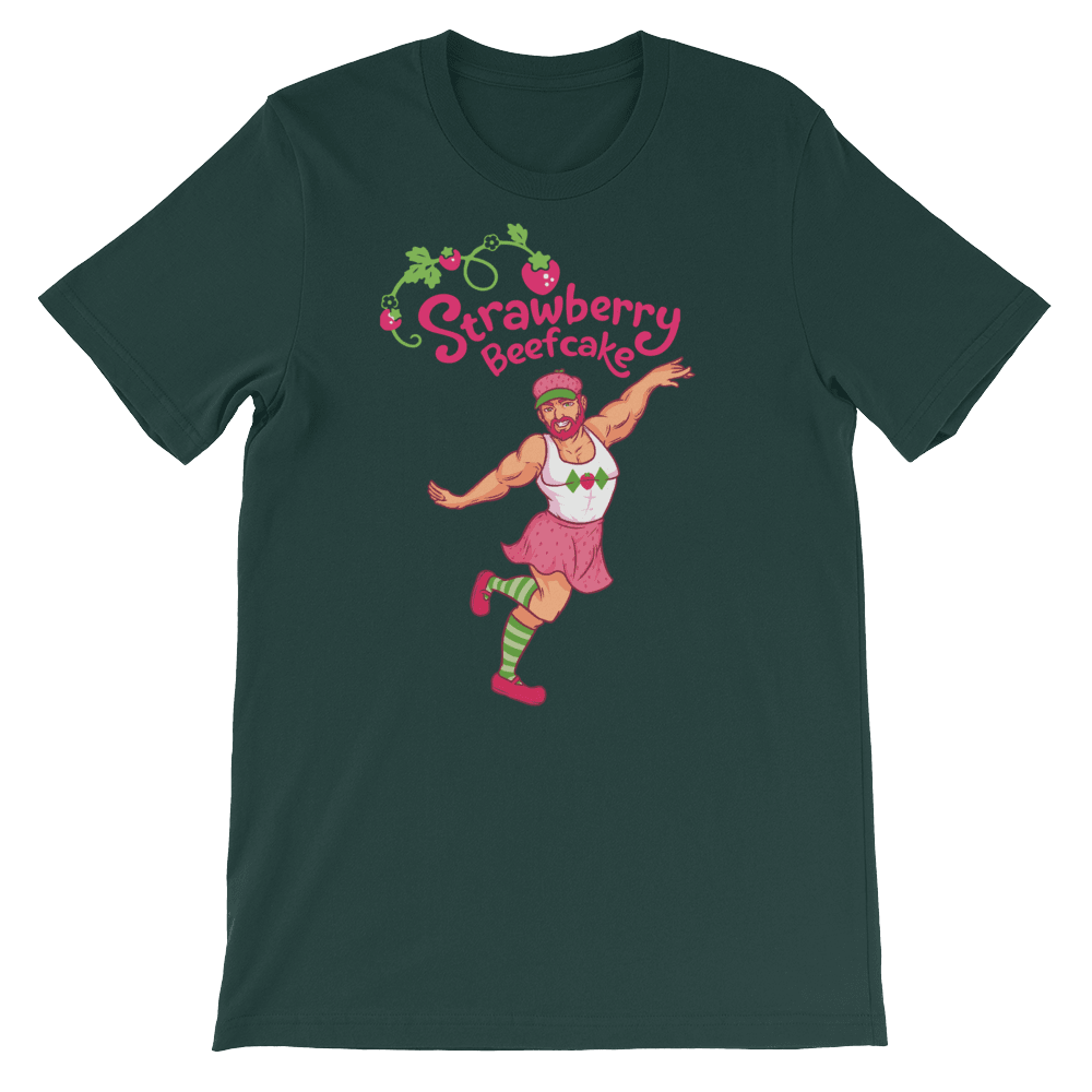 Strawberry Beefcake-T-Shirts-Swish Embassy