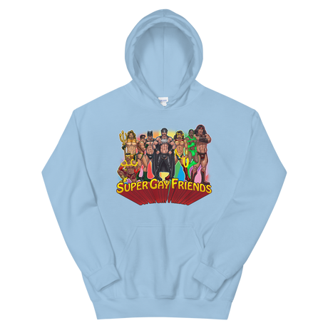 Supergay Friends (Hoodie)-Hoodie-Swish Embassy