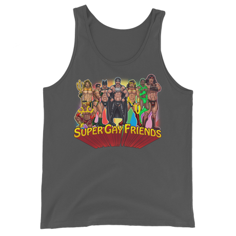 Supergay Friends (Tank Top)-Tank Top-Swish Embassy