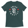 Swish Embassy Roundel (Premium Tri-Blend)-Triblend T-Shirt-Swish Embassy