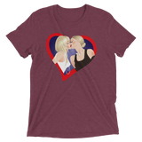 The Kiss (Retail Triblend)-Triblend T-Shirt-Swish Embassy