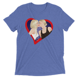 The Kiss (Retail Triblend)-Triblend T-Shirt-Swish Embassy