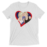 The Kiss (Retail Triblend)-Triblend T-Shirt-Swish Embassy