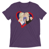 The Kiss (Retail Triblend)-Triblend T-Shirt-Swish Embassy