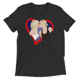 The Kiss (Retail Triblend)-Triblend T-Shirt-Swish Embassy