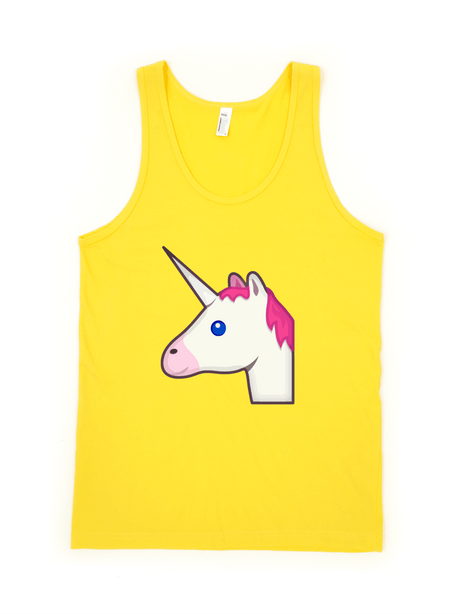 Unicorn Emoji Tank-Tank Top-Swish Embassy