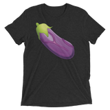 Veiny Eggplant Emoji (Retail Triblend)-Triblend T-Shirt-Swish Embassy