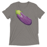 Veiny Eggplant Emoji (Retail Triblend)-Triblend T-Shirt-Swish Embassy