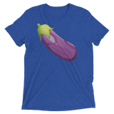 Veiny Eggplant Emoji (Retail Triblend)-Triblend T-Shirt-Swish Embassy