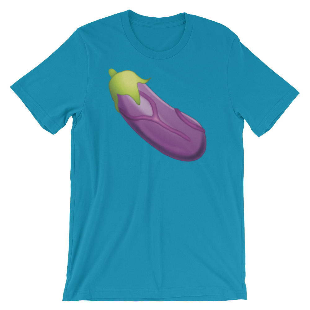 Veiny Eggplant Emoji-T-Shirts-Swish Embassy