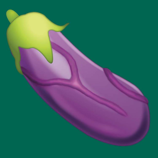 Veiny Eggplant Emoji-T-Shirts-Swish Embassy