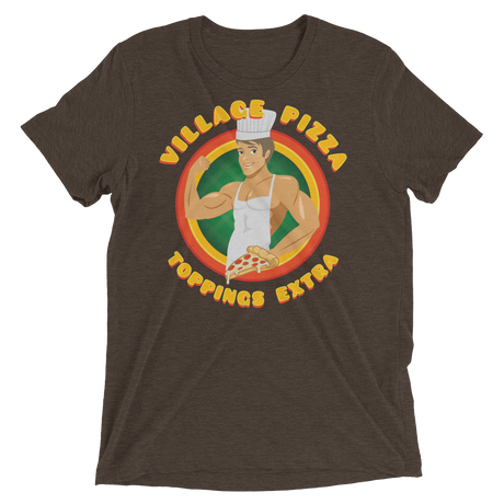 Village Pizza (Retail Triblend)-Triblend T-Shirt-Swish Embassy